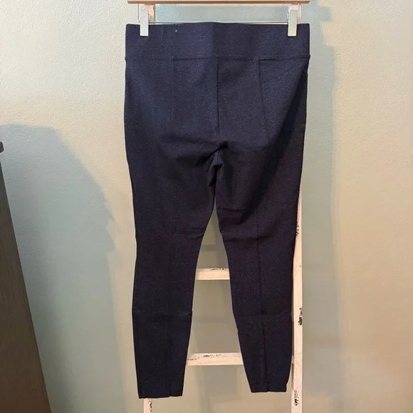 Old Navy Blue Denim Color Stevie High Rise Leggings Bundle of 2 Women Size M - Picture 5 of 11